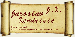 Jaroslav Kendrišić vizit kartica